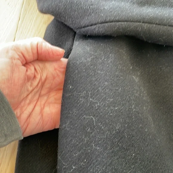 Zara Women’s Black Manteco Wool Bomber Zip Up Coat ZW Collection Medium NWT - Picture 10 of 14